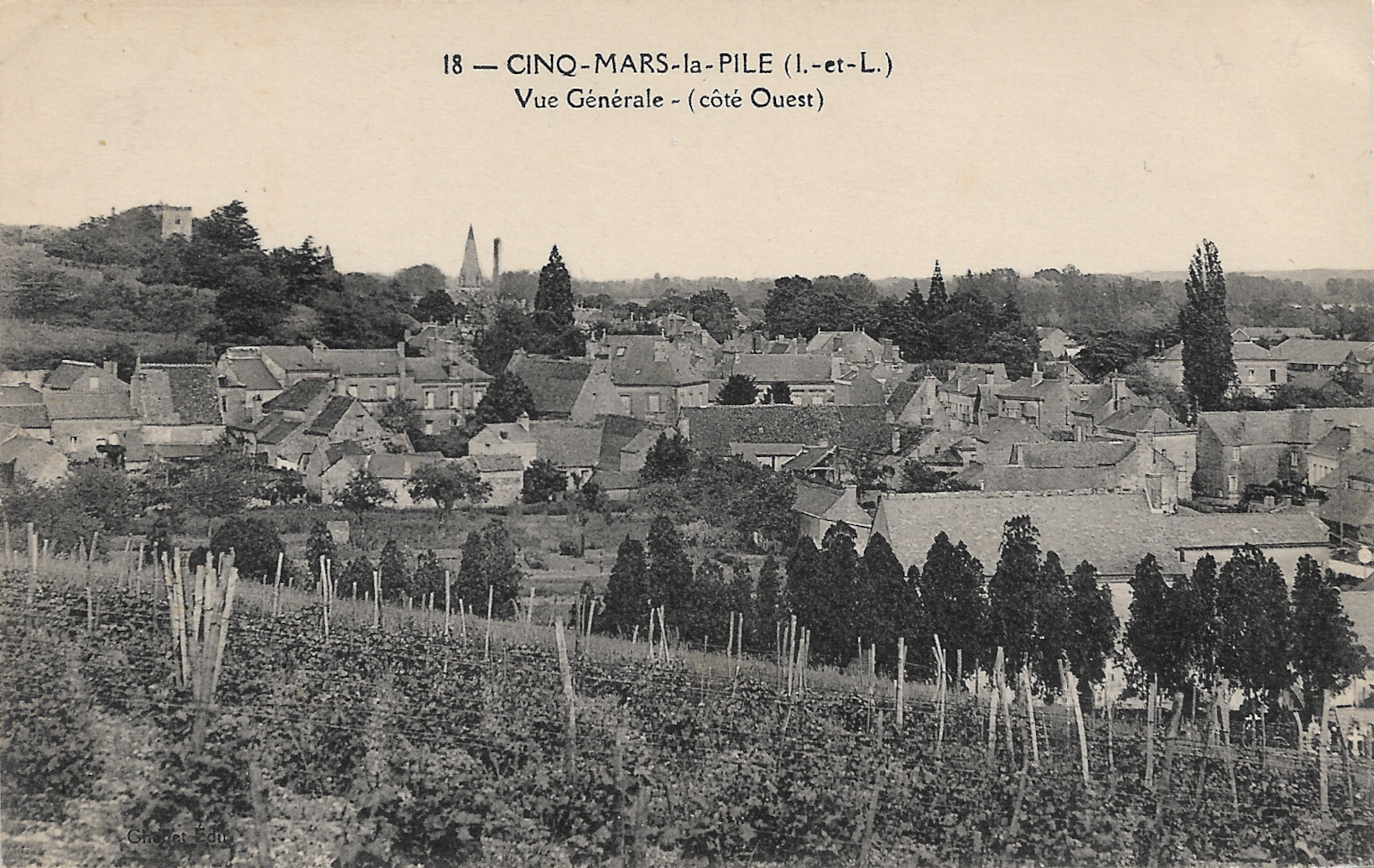 Cinq-Mars-la-Pile — carte postale ancienne